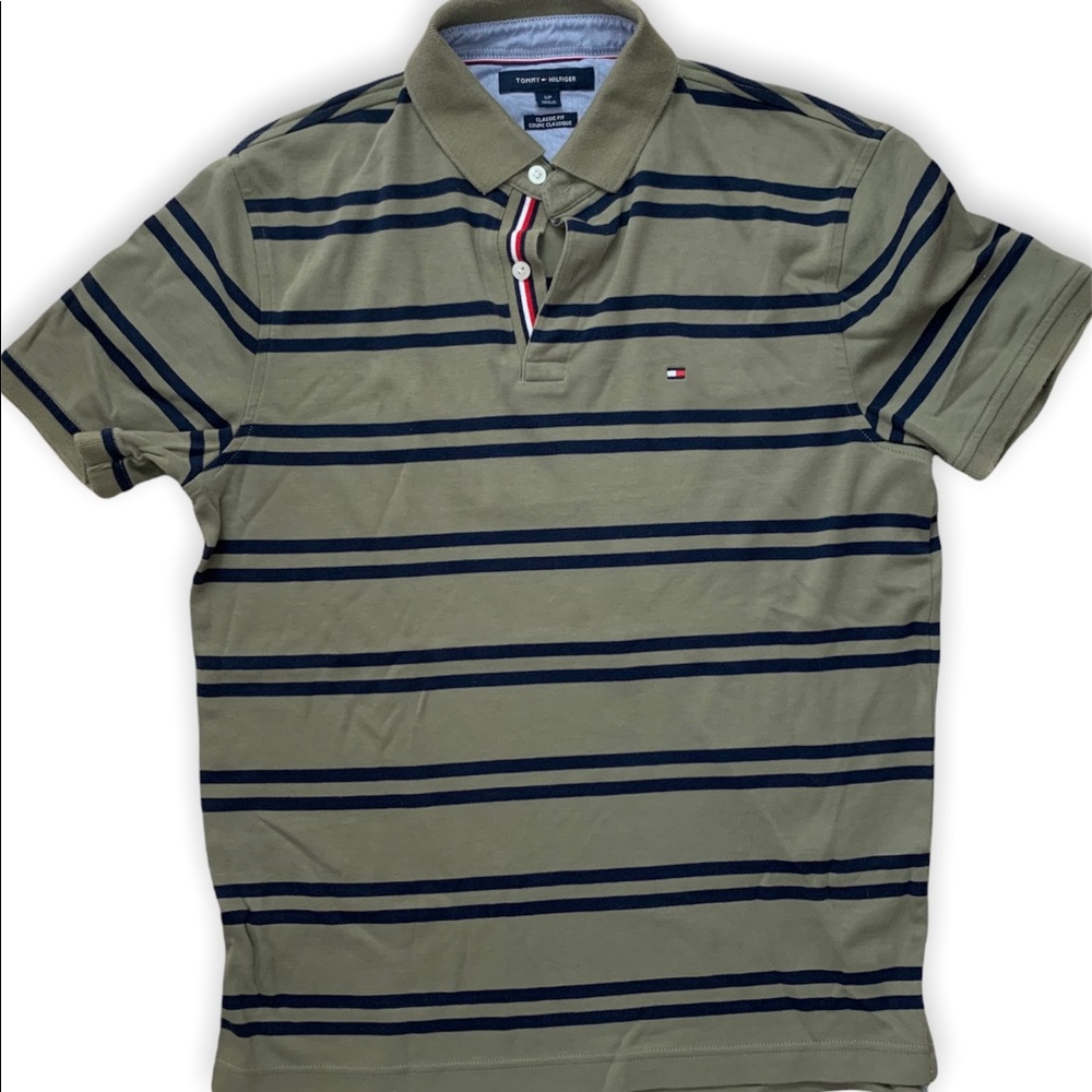 Striped Men’s Polo Tommy Hilfiger Size Smal